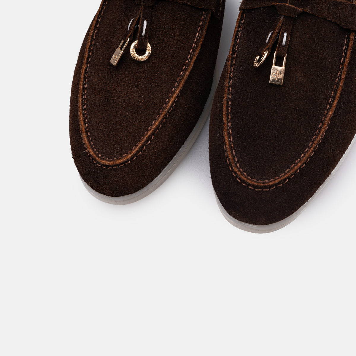 Volzak 0777 Mule en daim Marron