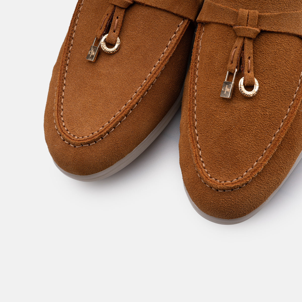 Volzak 0777 s Mule en daim Camel