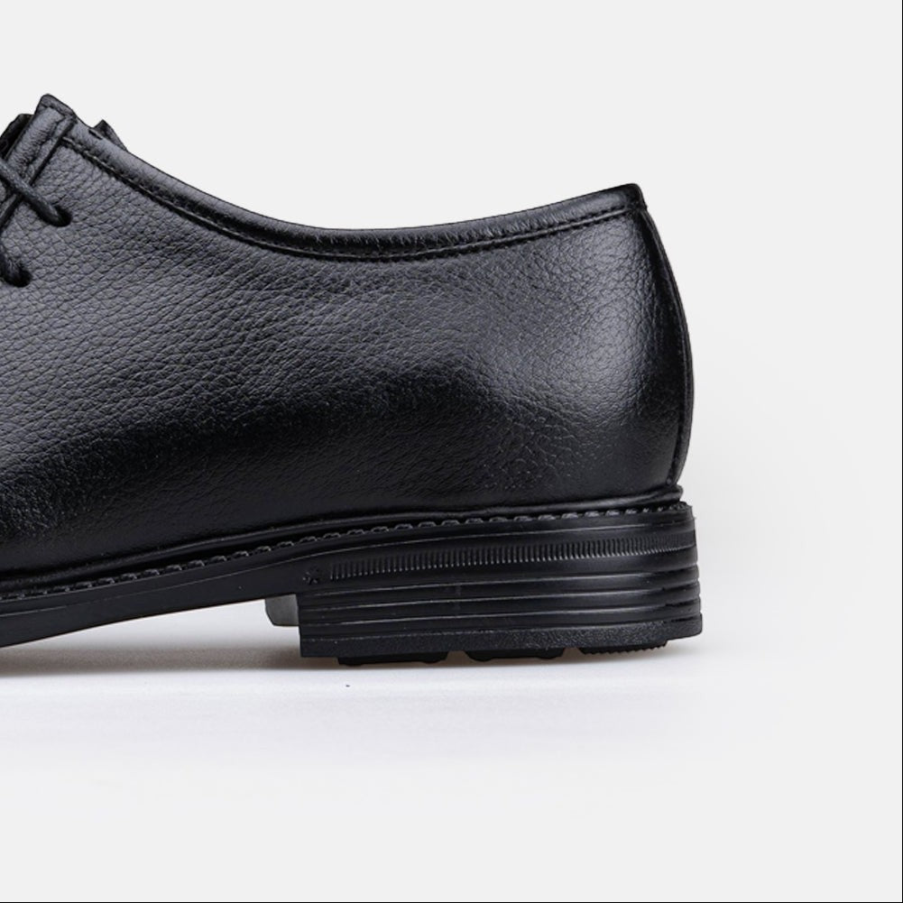 Volzak 5545 chaussure en cuir Noir Grainé