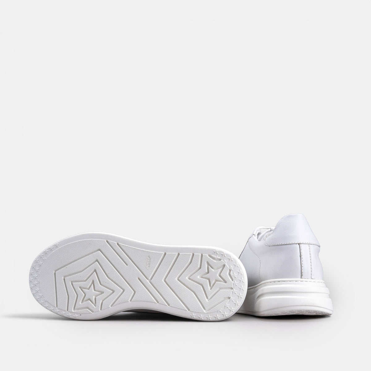 Volzak 165 Basket en cuir Blanc