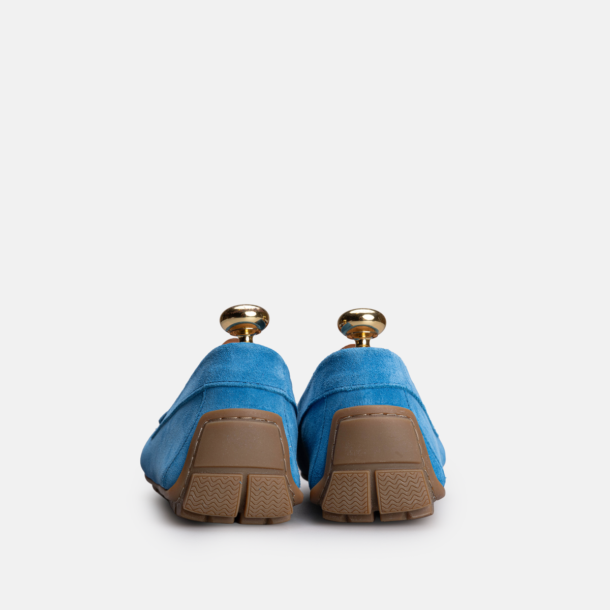 Volzak 704 Mocassin en daim Bleu Ciel