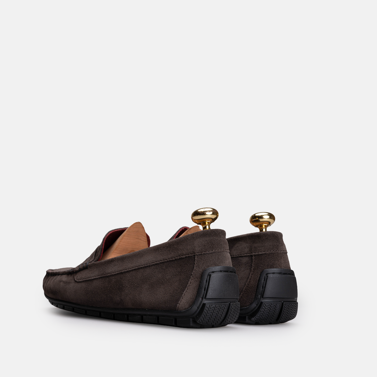 Volzak 704 Mocassin en daim Marron