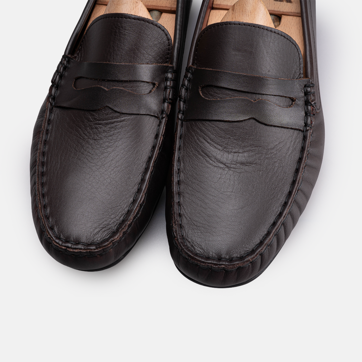 Volzak 704 Mocassin en cuir Marron