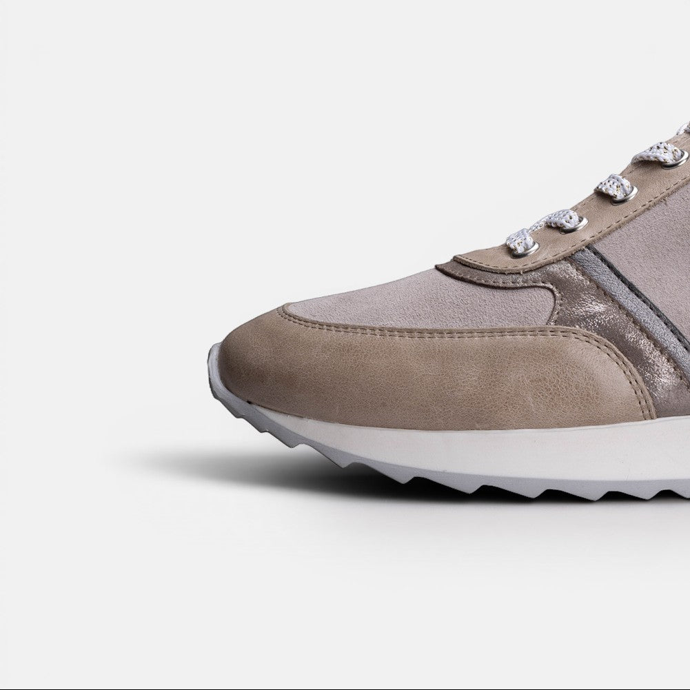 Volzak 700 Basket en daim Gris Beige