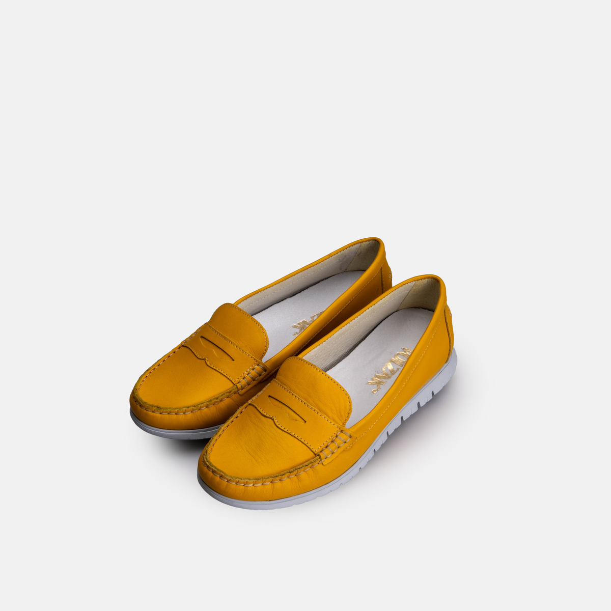 Volzak 180 Mustard Leather Moccasin