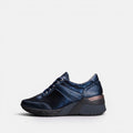 Volzak 701 Basket en cuir Bleu