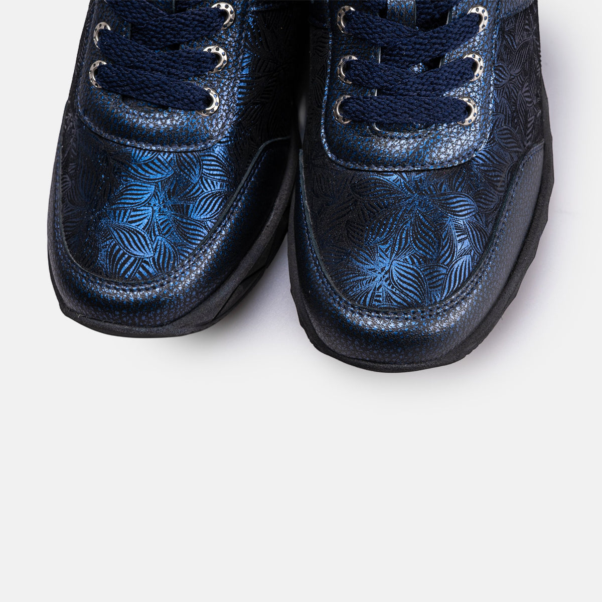 Volzak 701 Basket en cuir Bleu