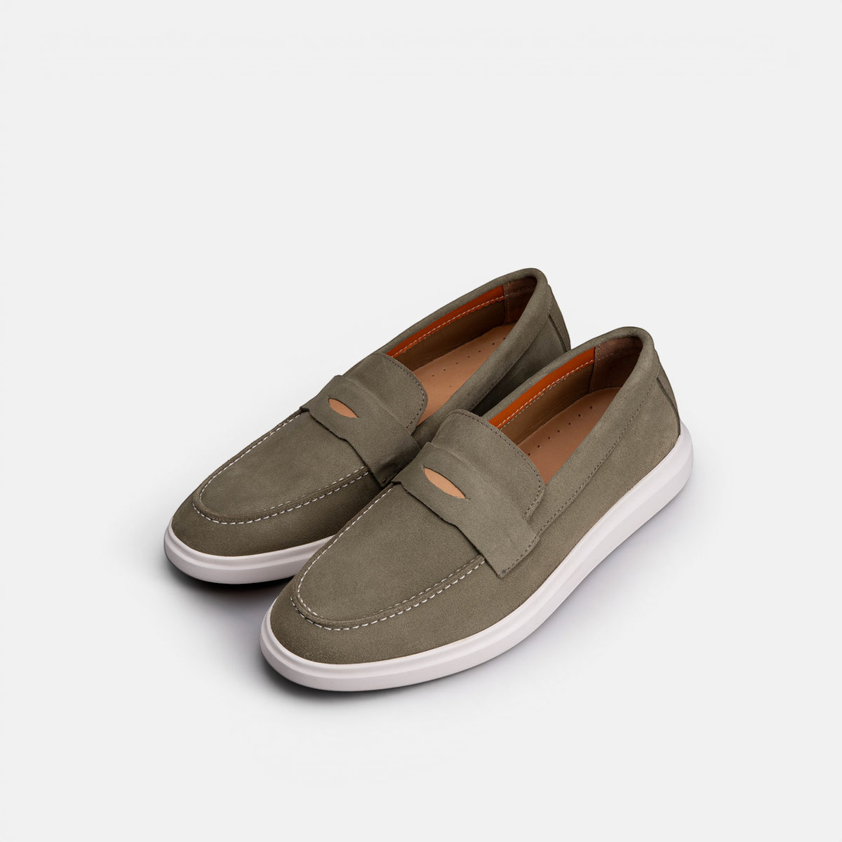 Volzak 711 Mocassin en daim Vert