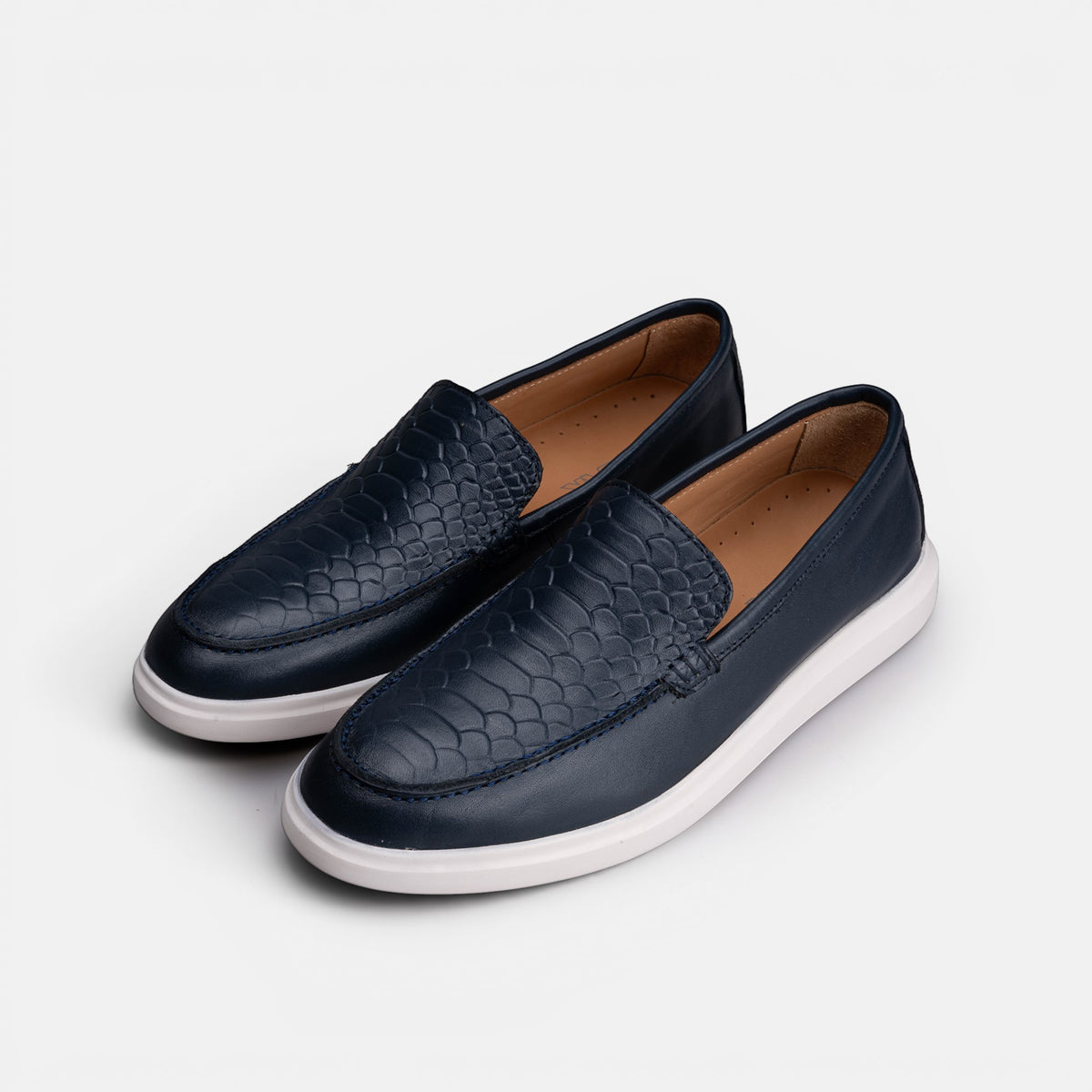 Volzak 710 Mocassin en cuir Bleu