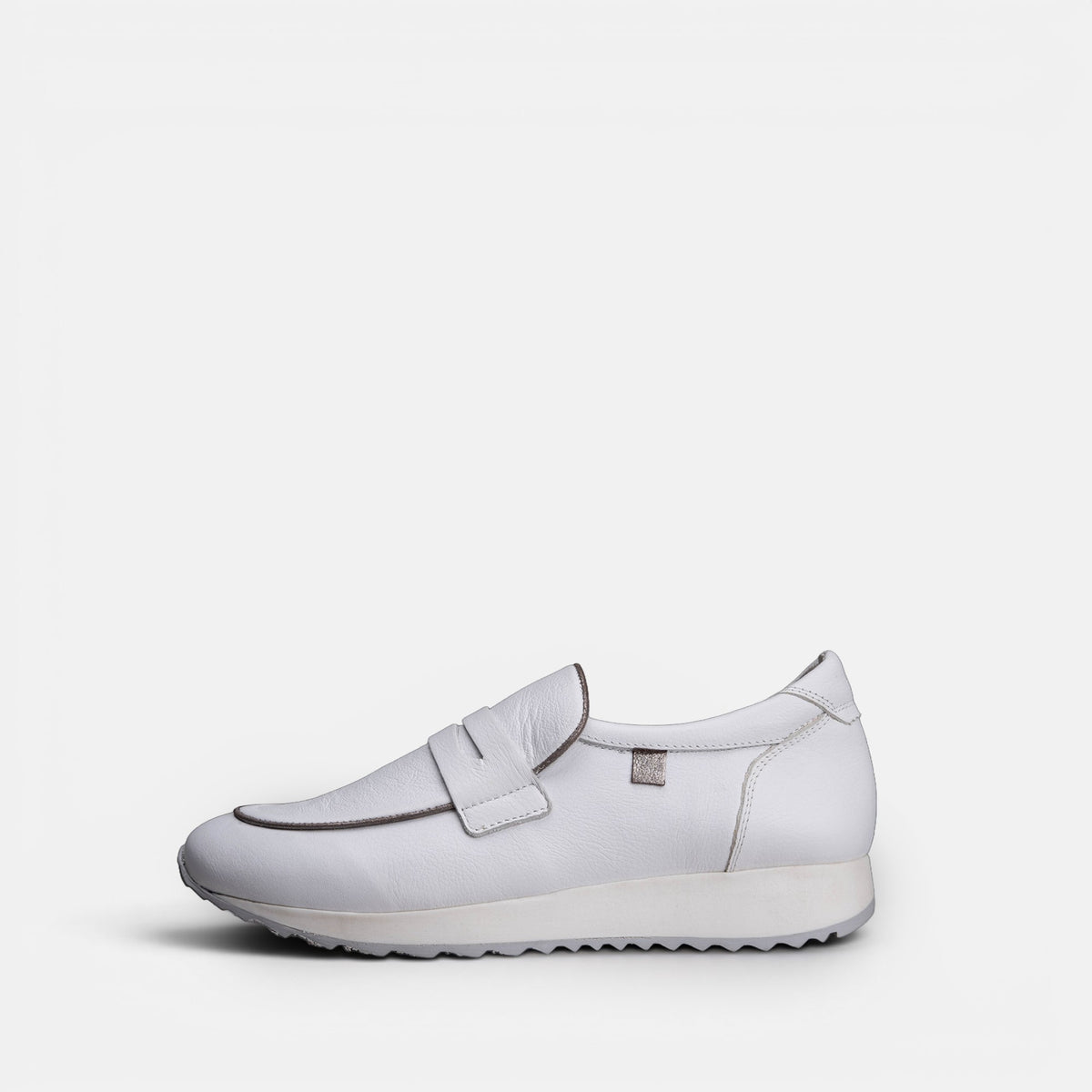 Volzak 702 Basket en cuir Blanc