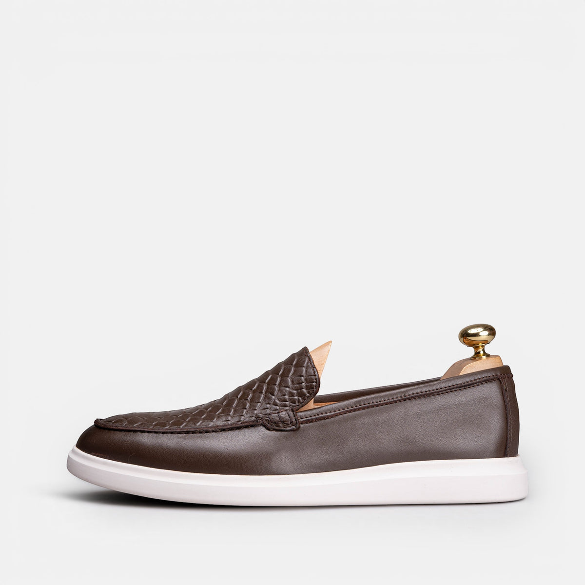Volzak 710 Mocassin en cuir Marron