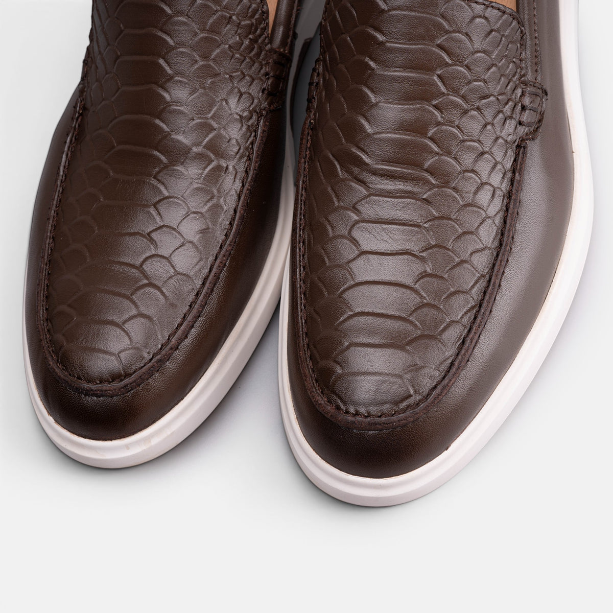 Volzak 710 Mocassin en cuir Marron