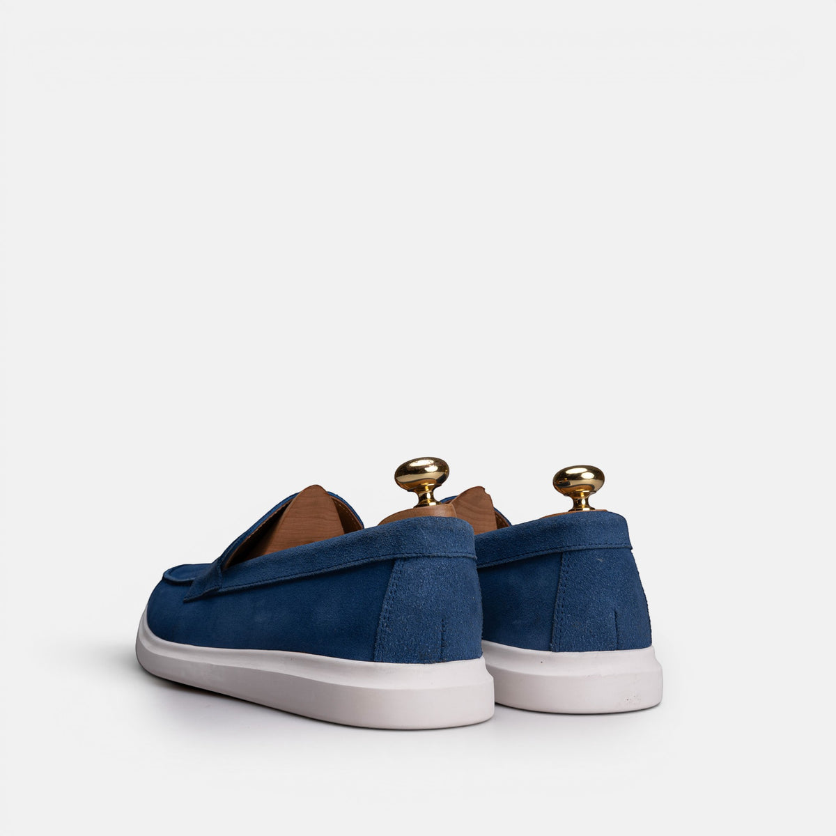 Volzak 711 Mocassin en daim Bleu Marine