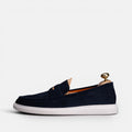 Volzak 711 Mocassin en daim Noir