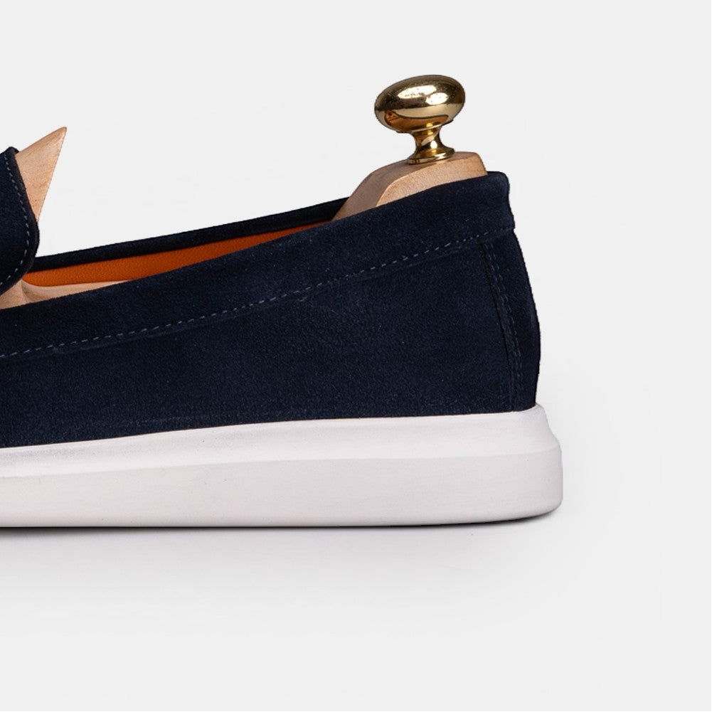 Volzak 711 Mocassin en daim Noir
