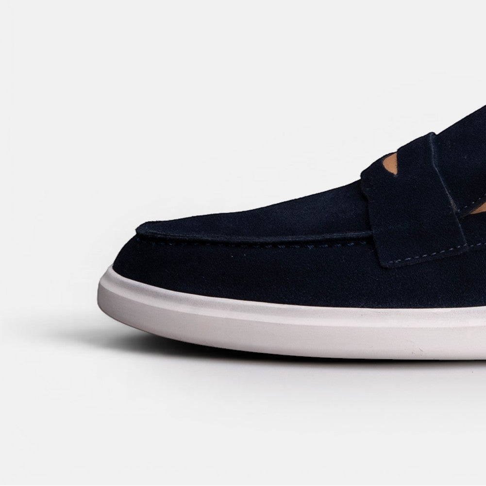 Volzak 711 Mocassin en daim Noir