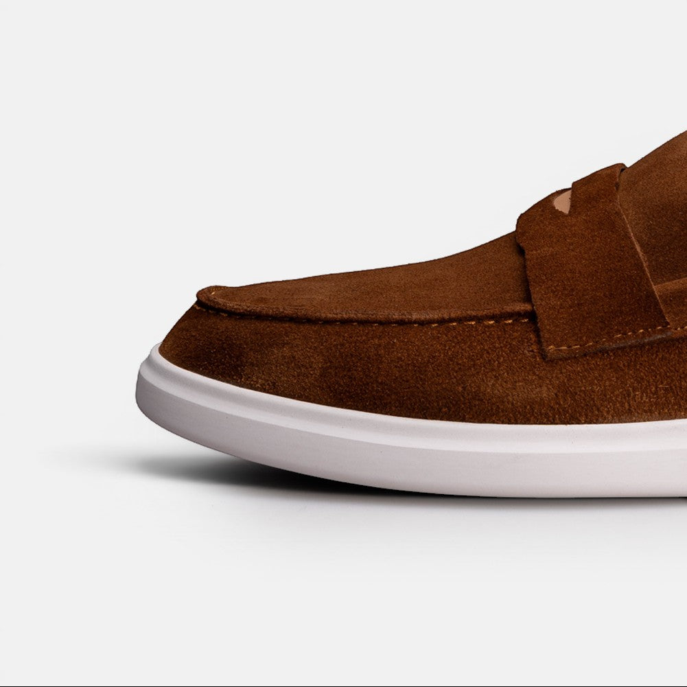 Volzak 711 Mocassin en daim Camel