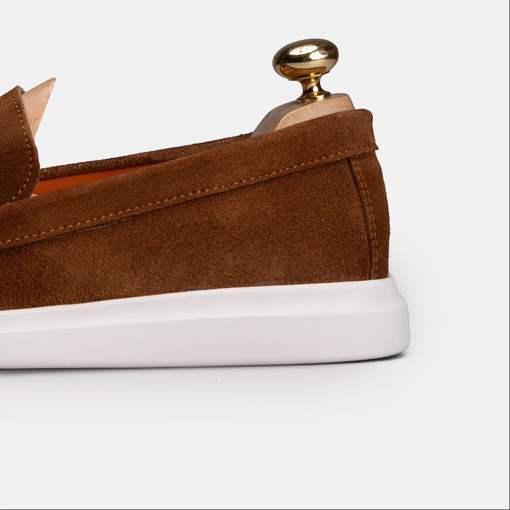 Volzak 711 Mocassin en daim Camel
