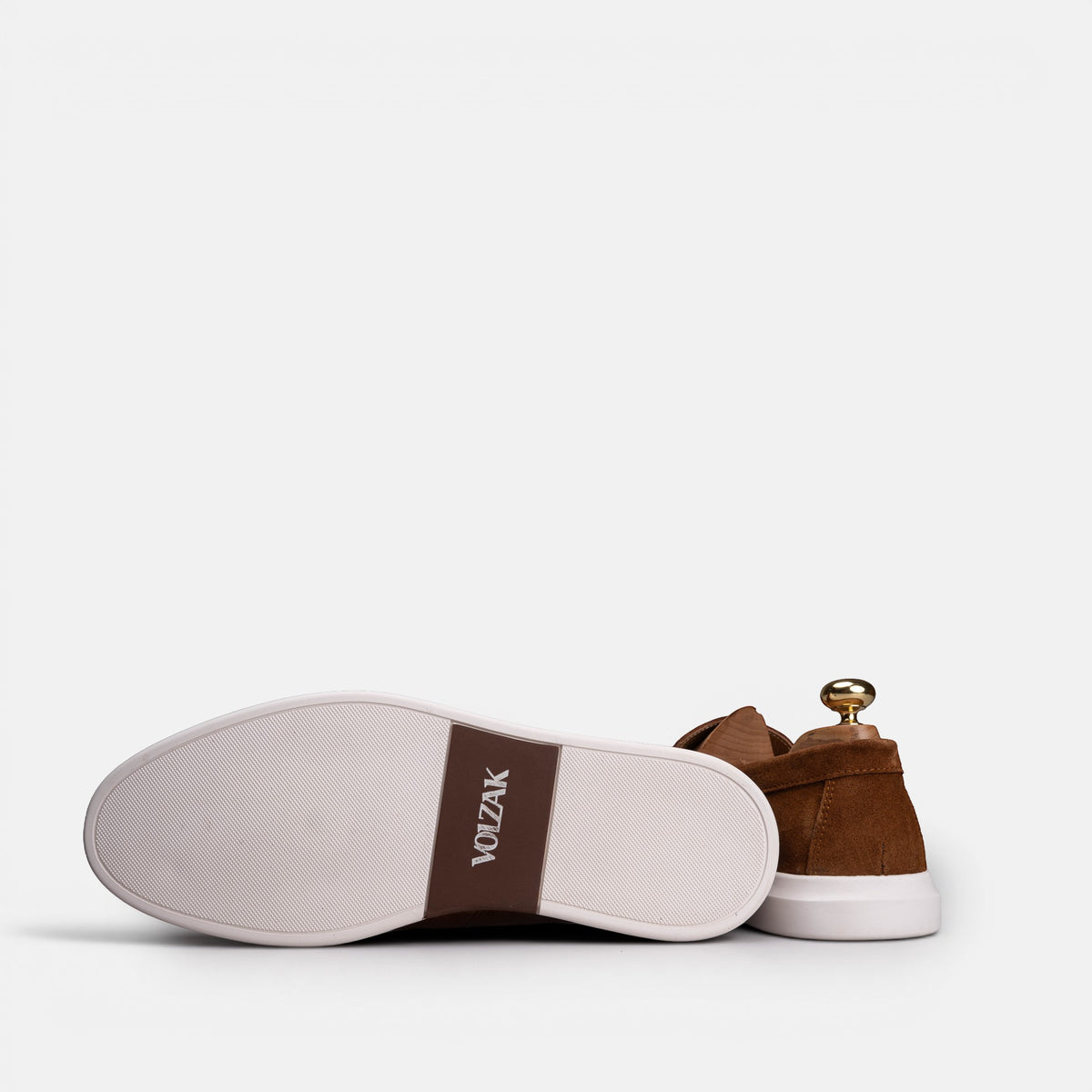 Volzak 711 Mocassin en daim Camel