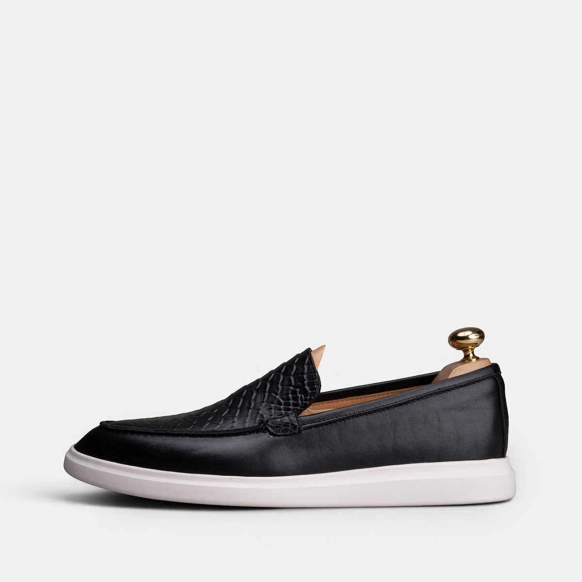 Volzak 710 Mocassin en cuir Noir