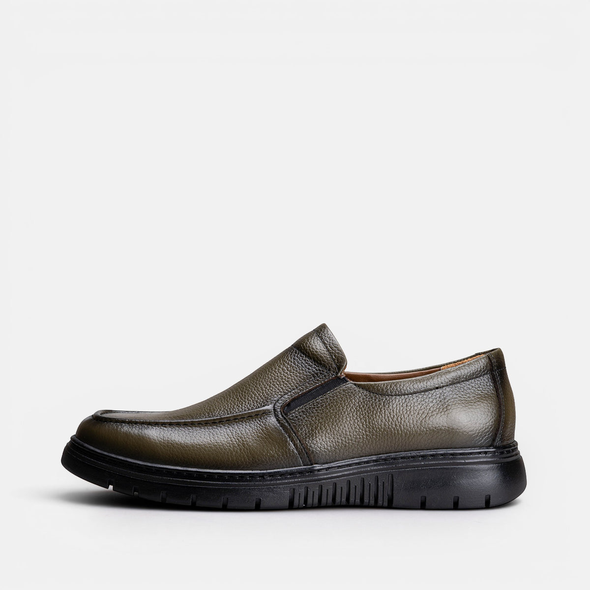 Volzak 5518 chaussure en cuir Vert Grainé