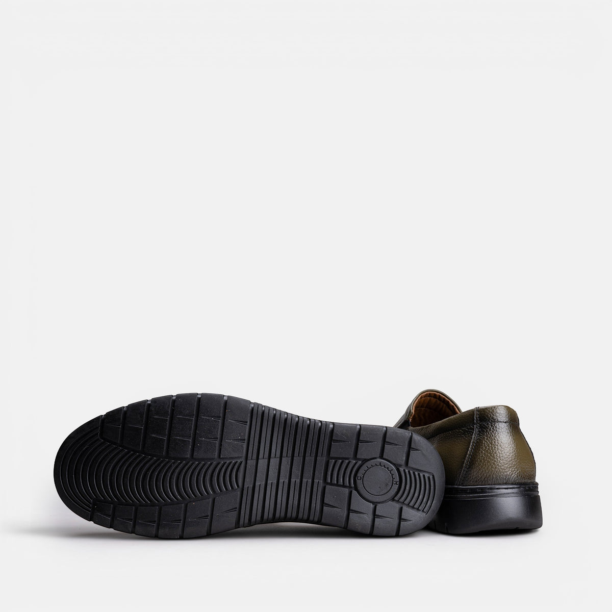 Volzak 5518 chaussure en cuir Vert Grainé