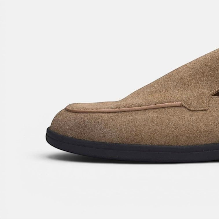 Volzak 5606 Mule en daim Beige