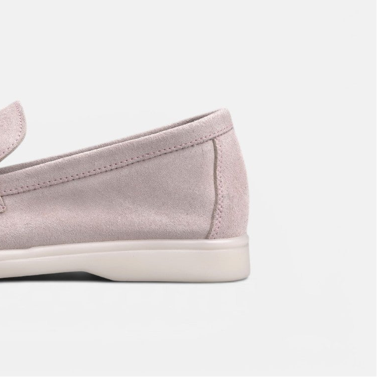 Volzak 676 Mocassin en daim Rose