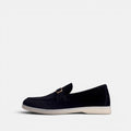 Volzak 676 Mocassin en daim Noir