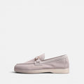Volzak 676 Mocassin en daim Beige Clair