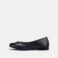 Volzak 078 Ballerine en cuir Noir