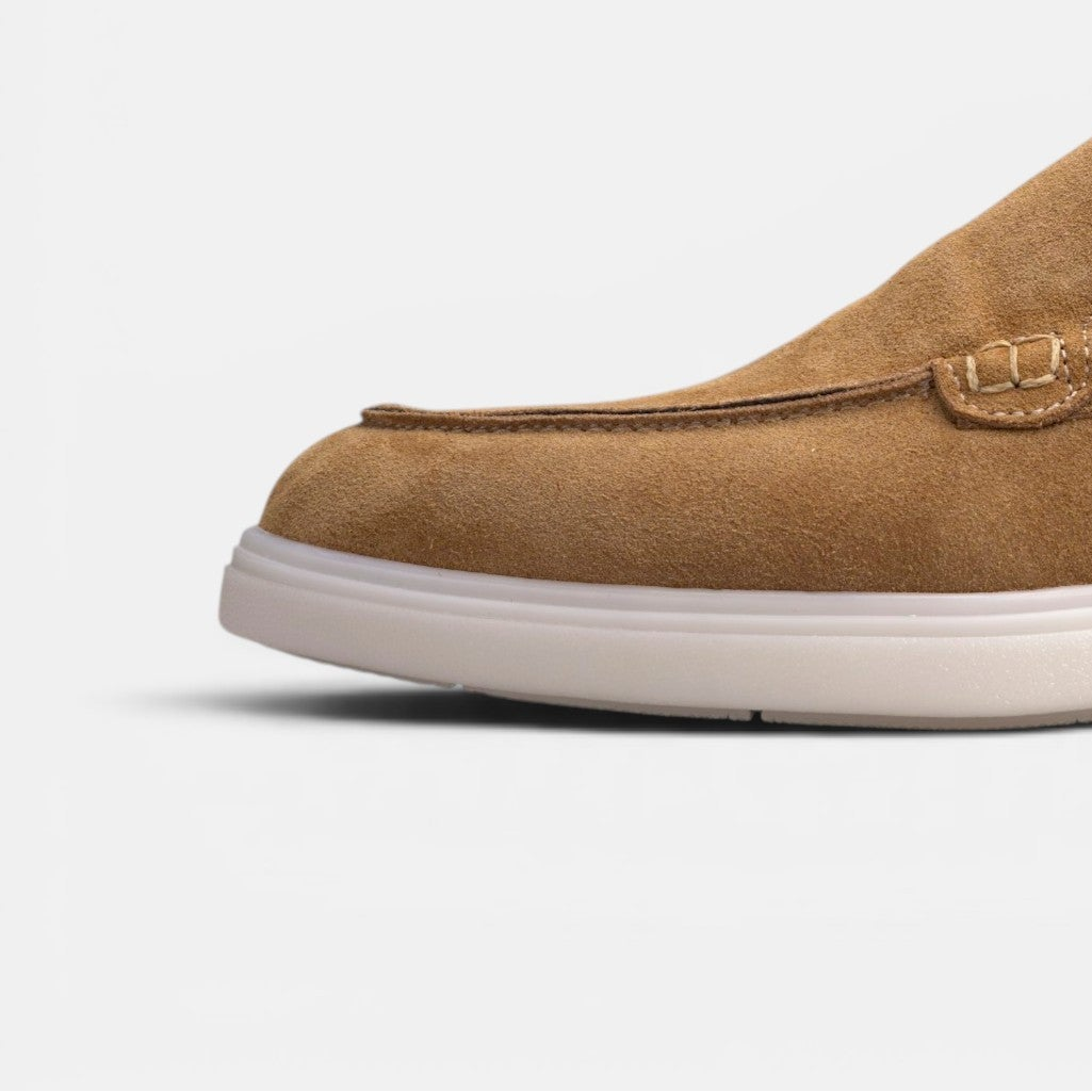 Volzak 713 Mocassin en daim Camel