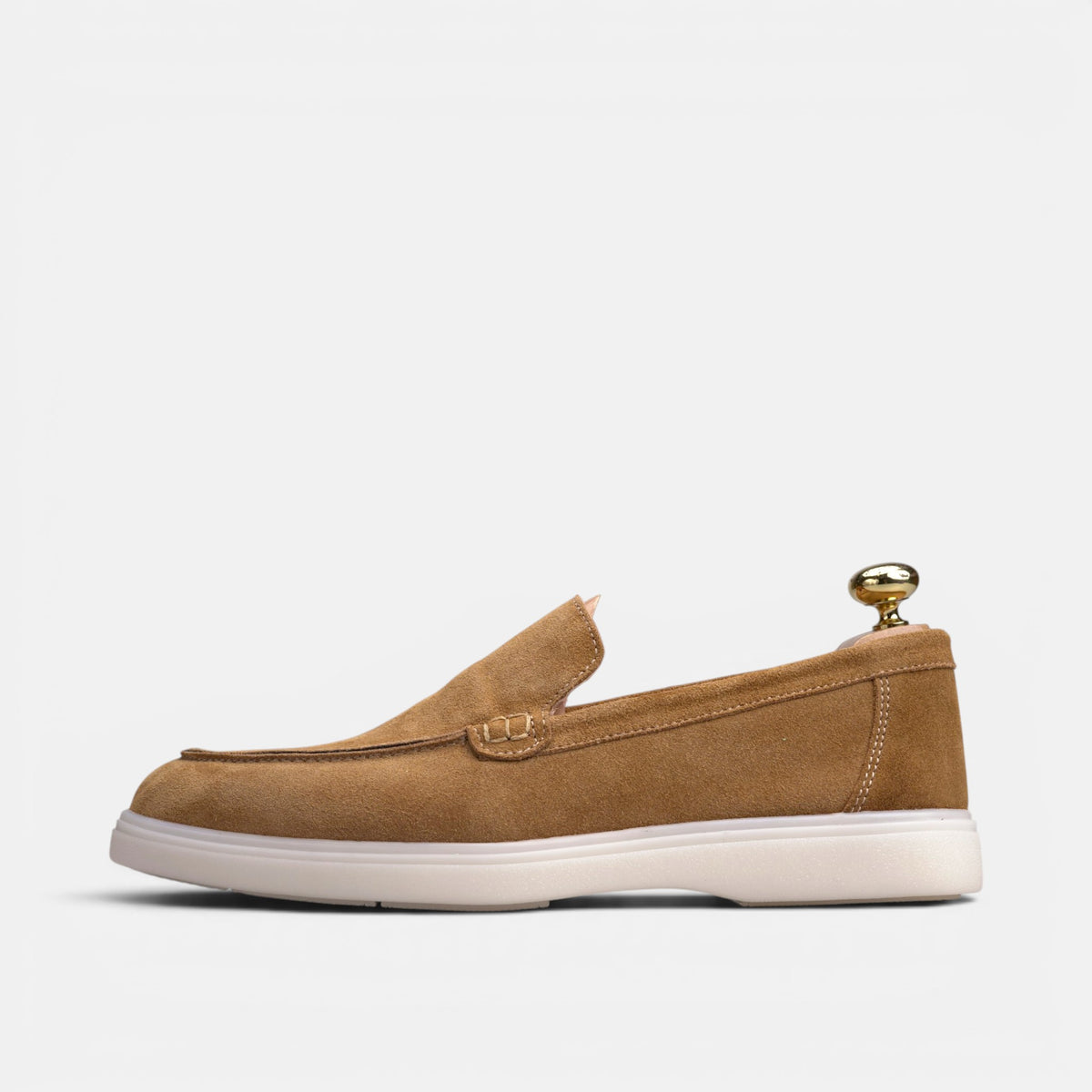 Volzak 713 Mocassin en daim Camel