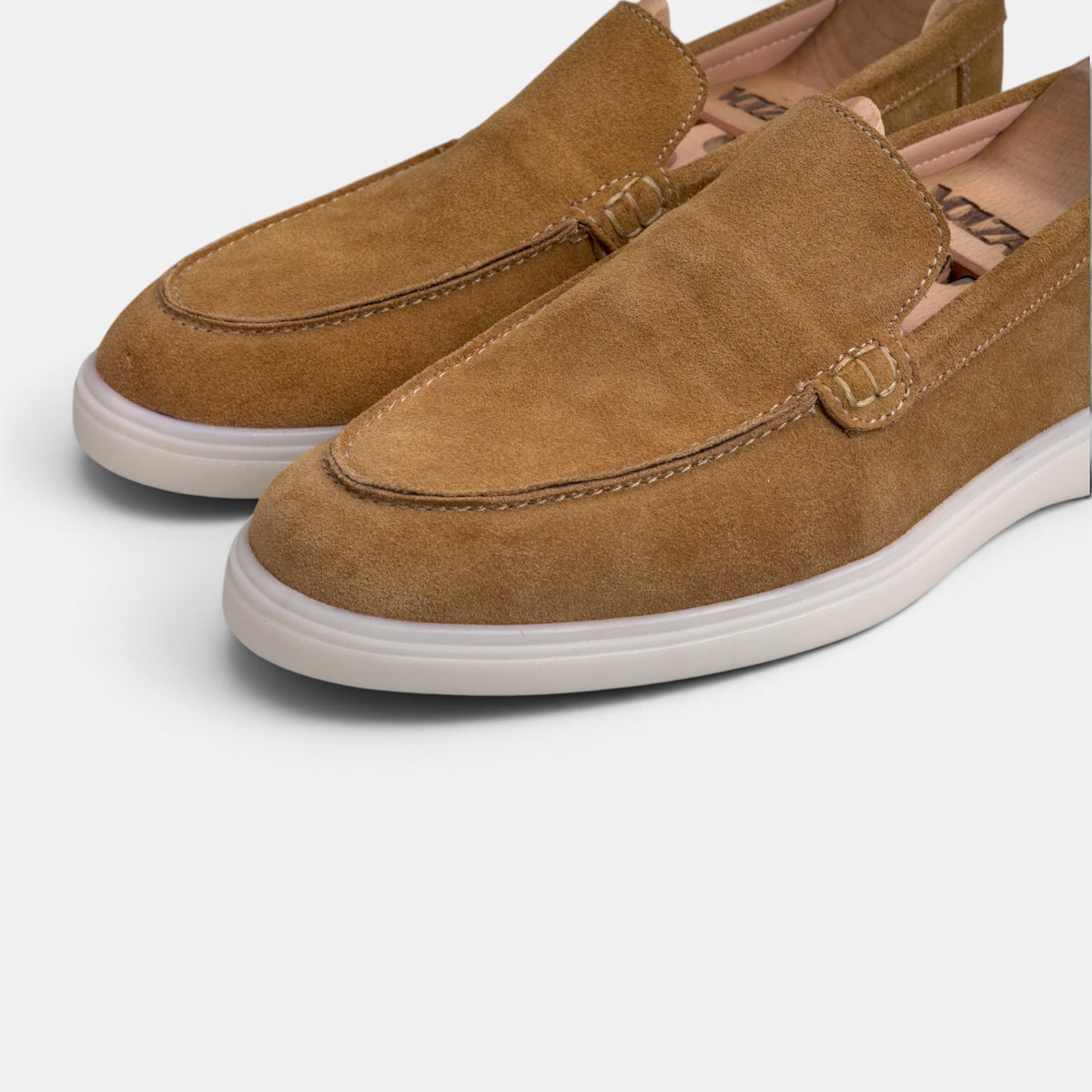 Volzak 713 Mocassin en daim Camel