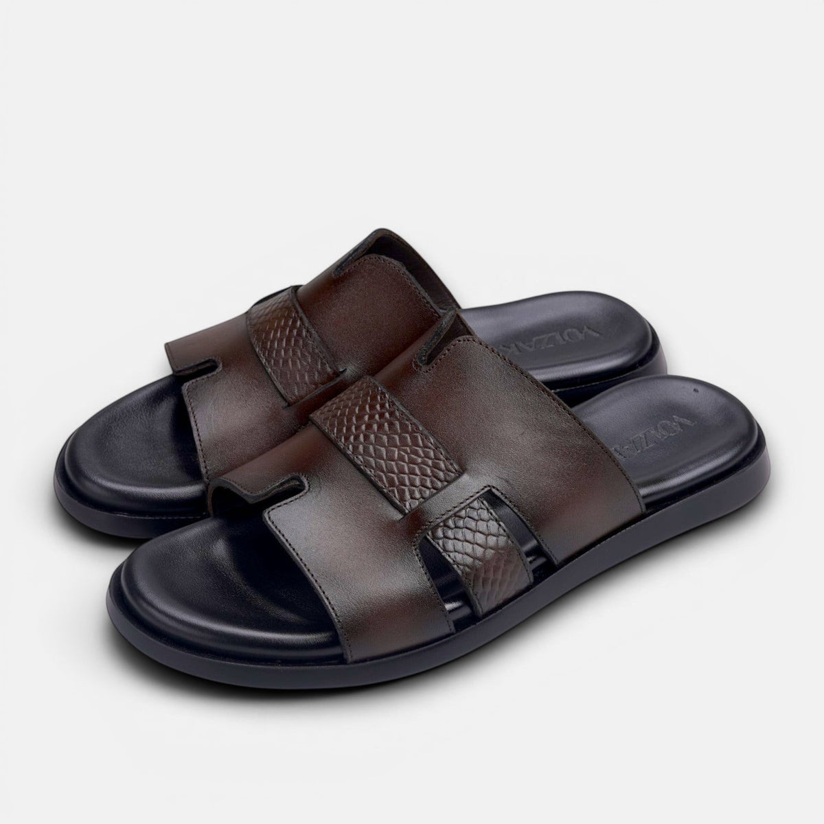 Volzak 5427 Sandale en cuir Marron