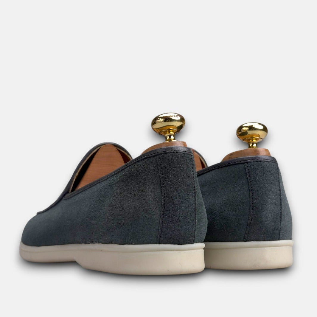 Volzak 5607 Mocassin en daim Gris