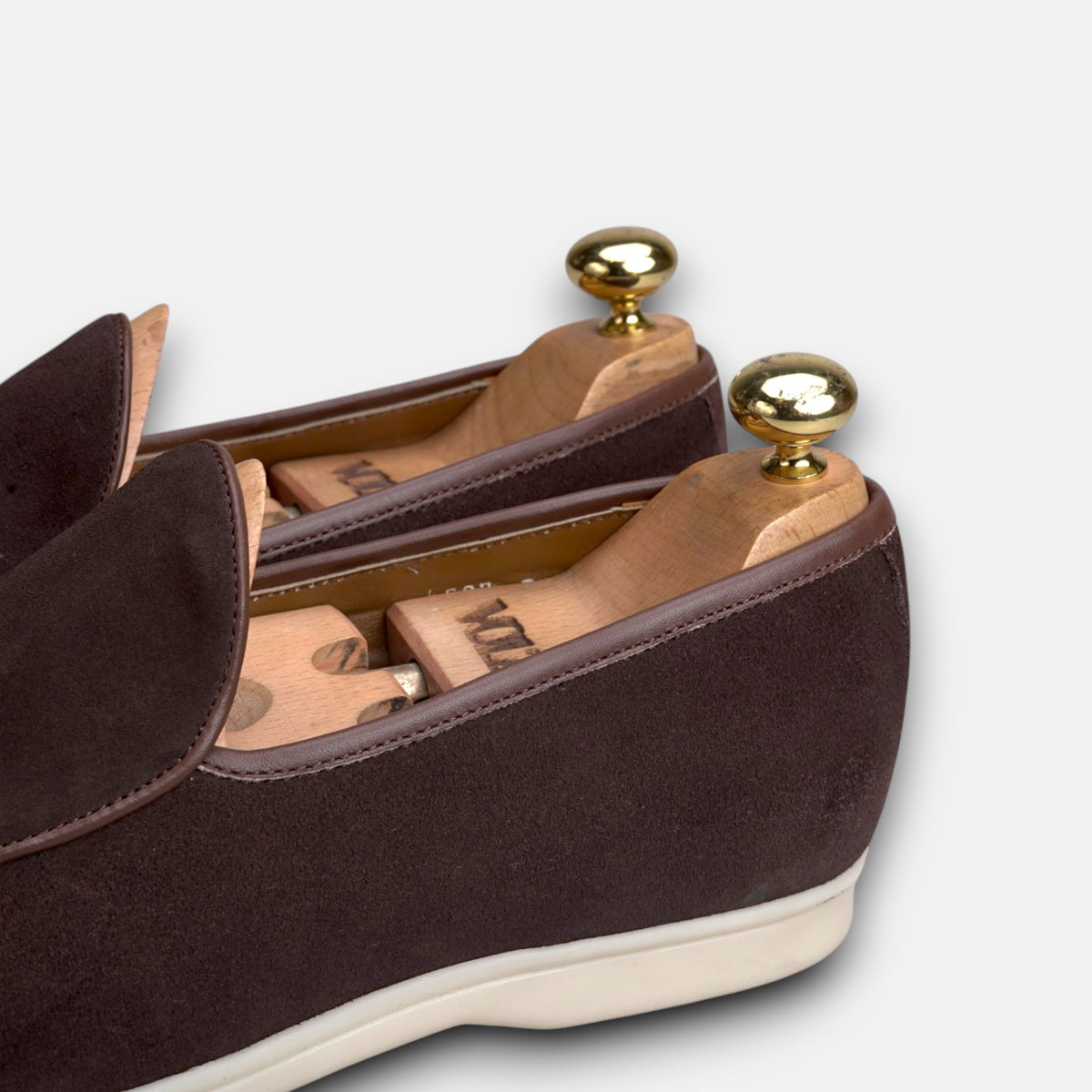 Volzak 5607 Mocassin en daim Marron