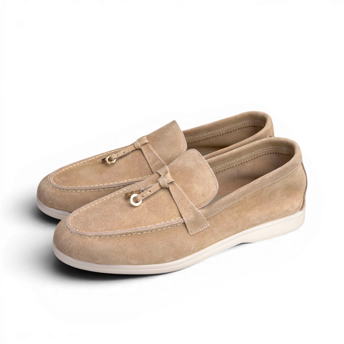 Volzak 32 s mocassin en daim Beige