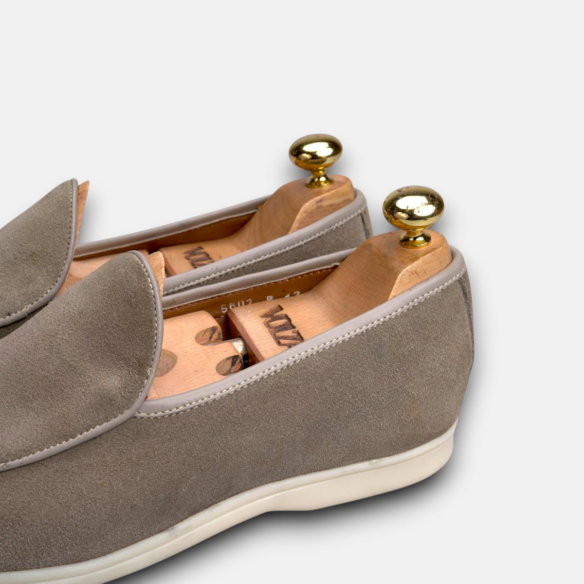 Volzak 5607 Mocassin en daim Beige