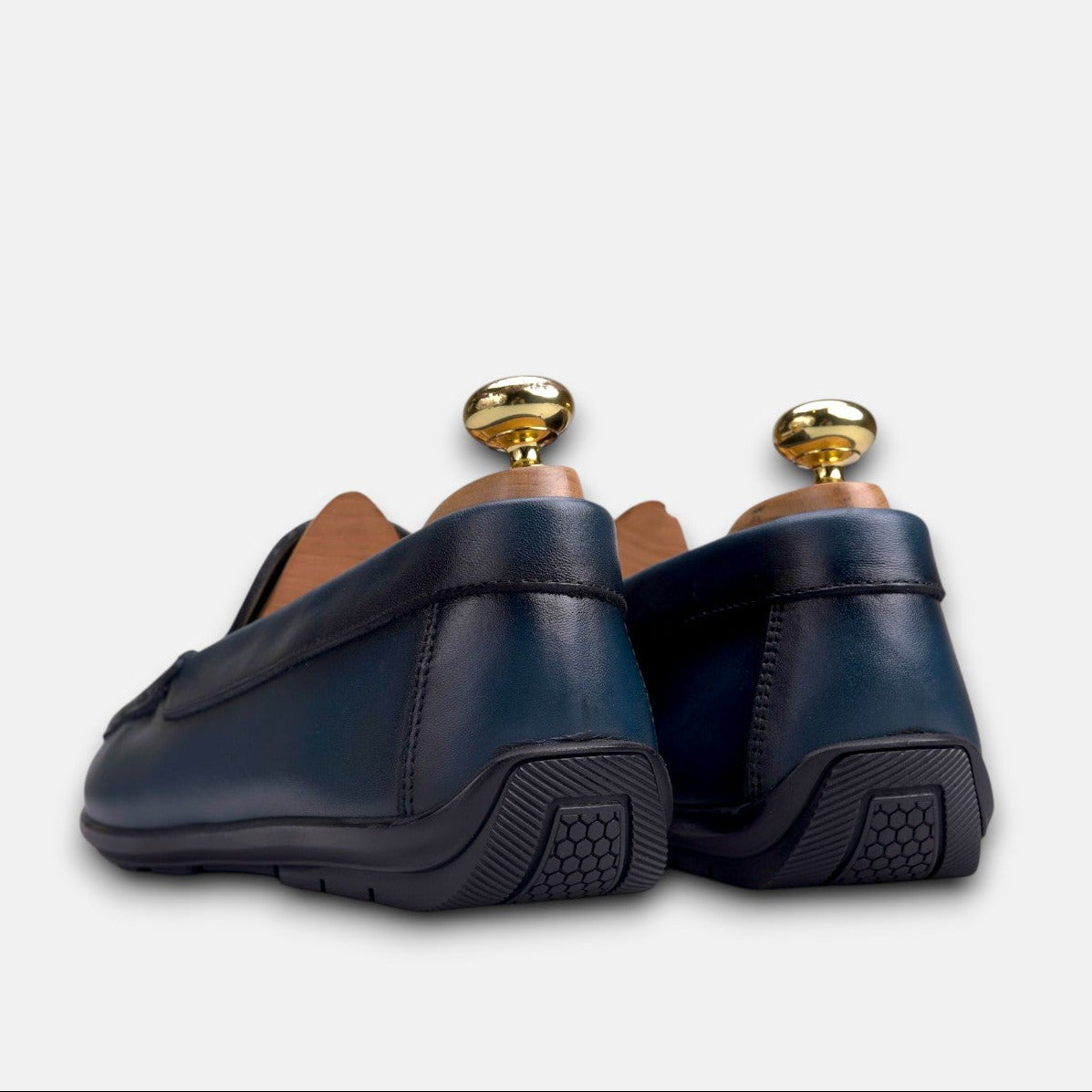 Volzak 5608 Mocassin en cuir Bleu