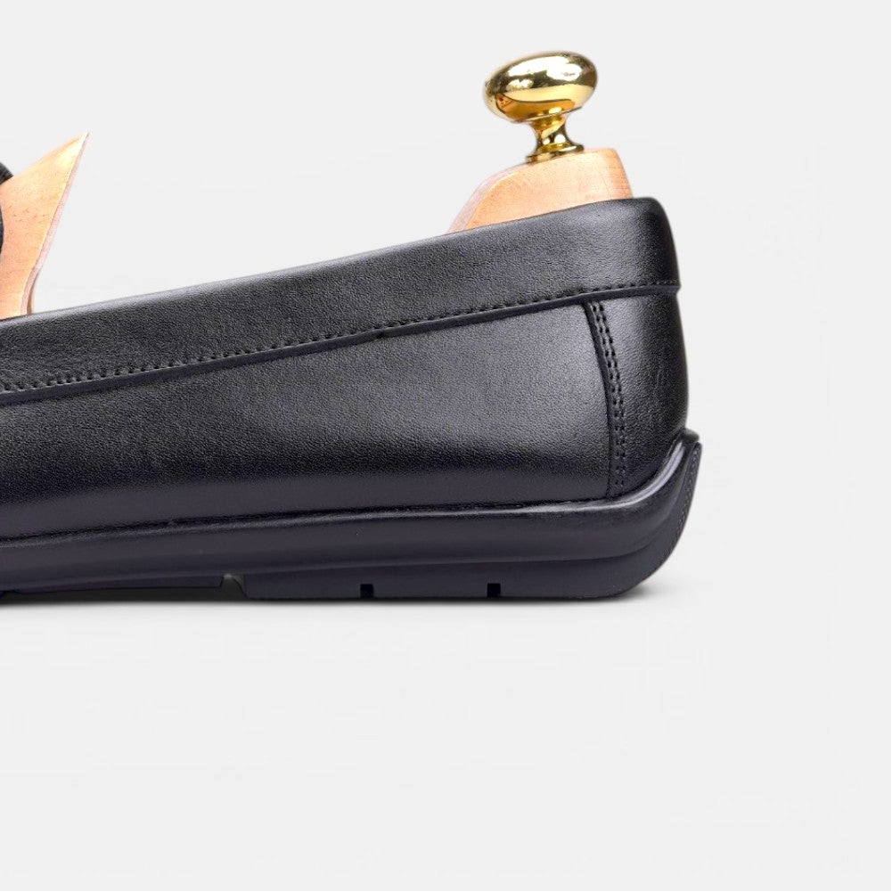 Volzak 5608 Mocassin en cuir Noir