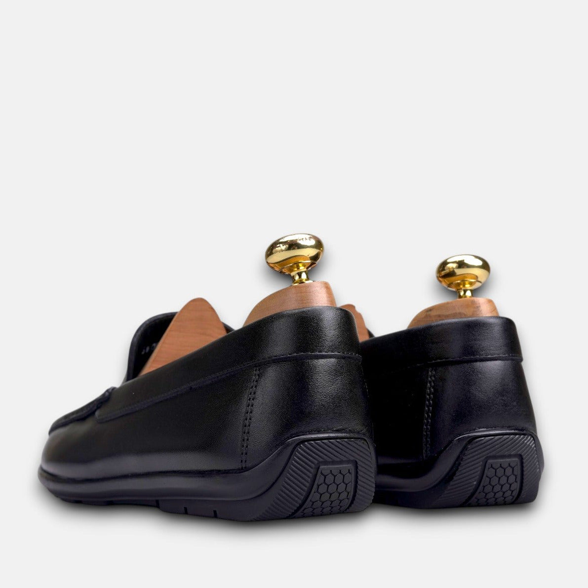 Volzak 5608 Mocassin en cuir Noir