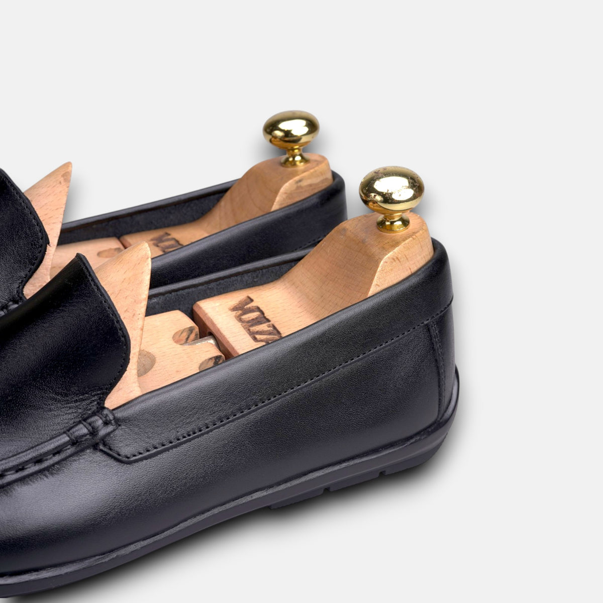 Volzak 5608 Mocassin en cuir Noir