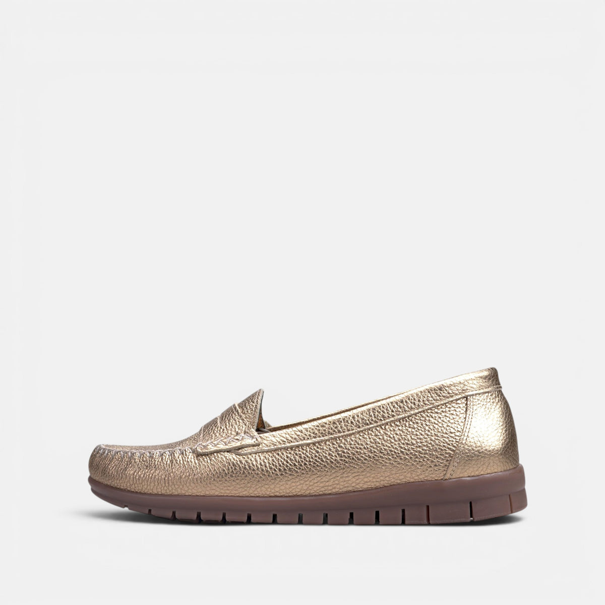 Volzak 897 Mocassin en cuir Doré
