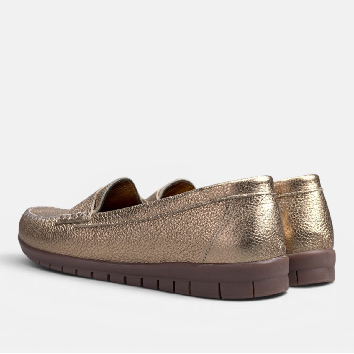 Volzak 897 Mocassin en cuir Doré