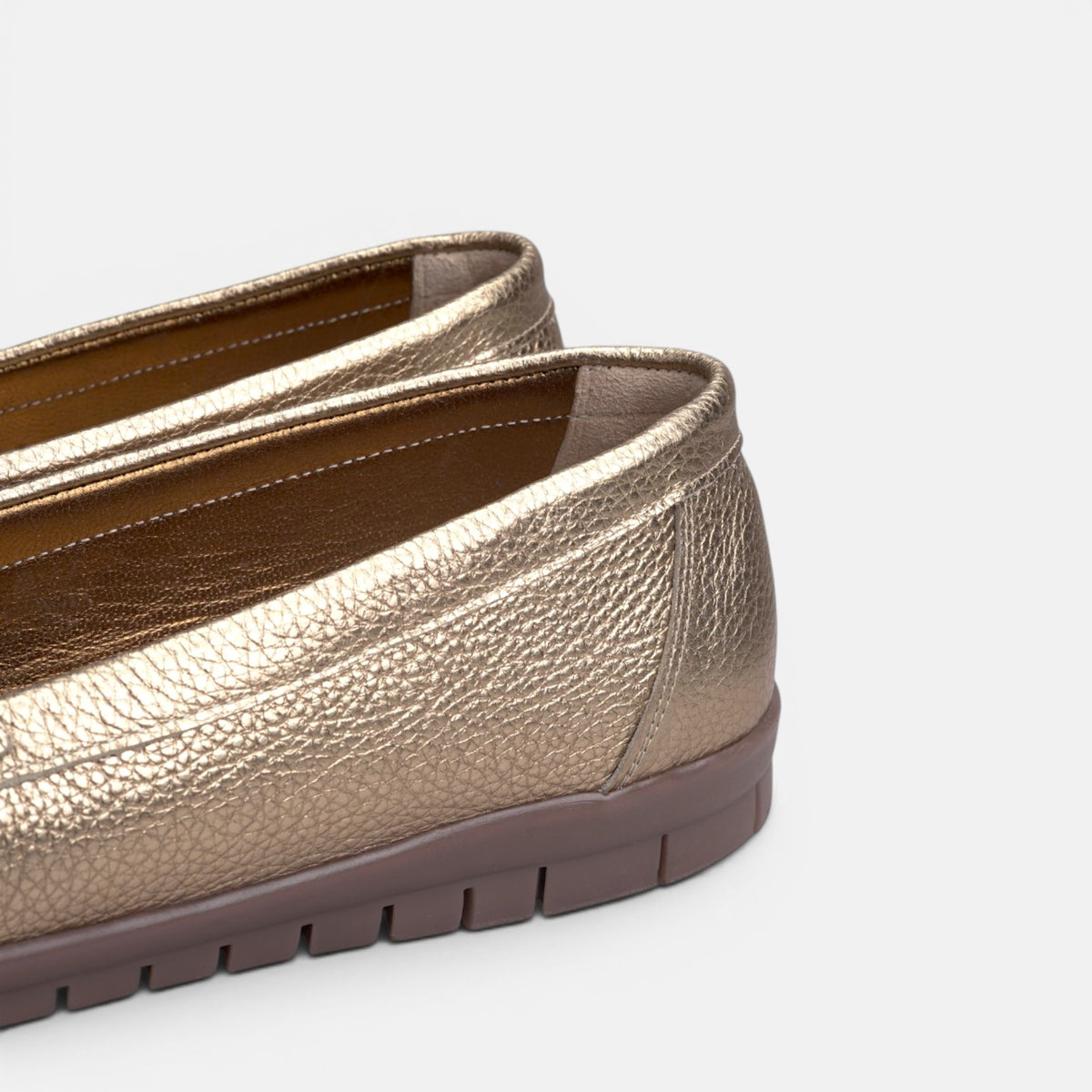 Volzak 897 Mocassin en cuir Doré
