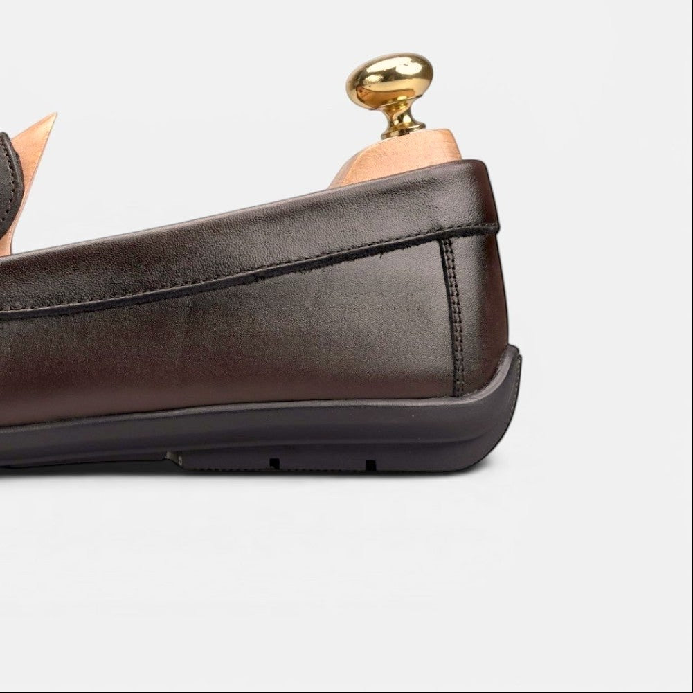 Volzak 5608 Mocassin en cuir Marron