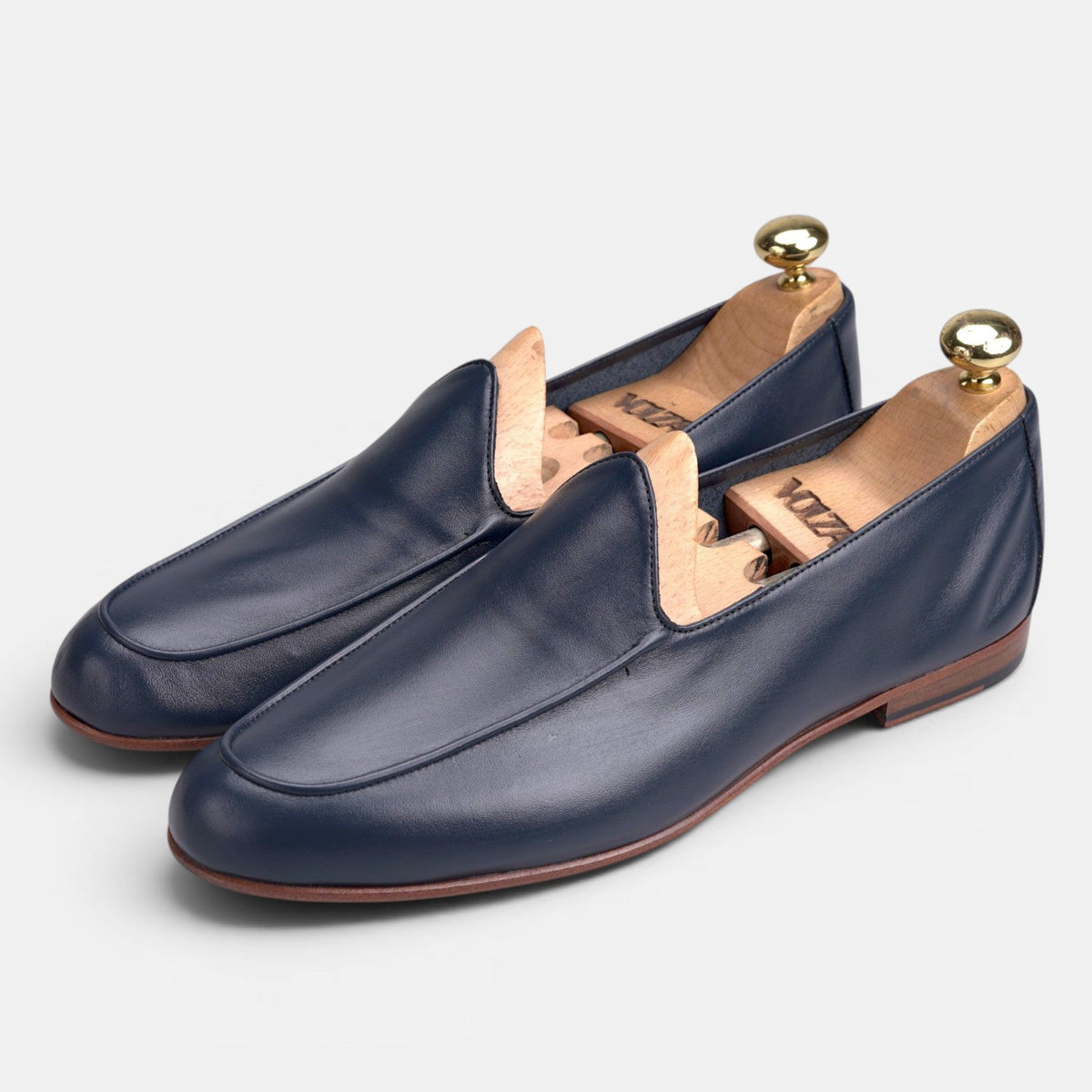 Volzak 5609 mocassin en cuir Bleu