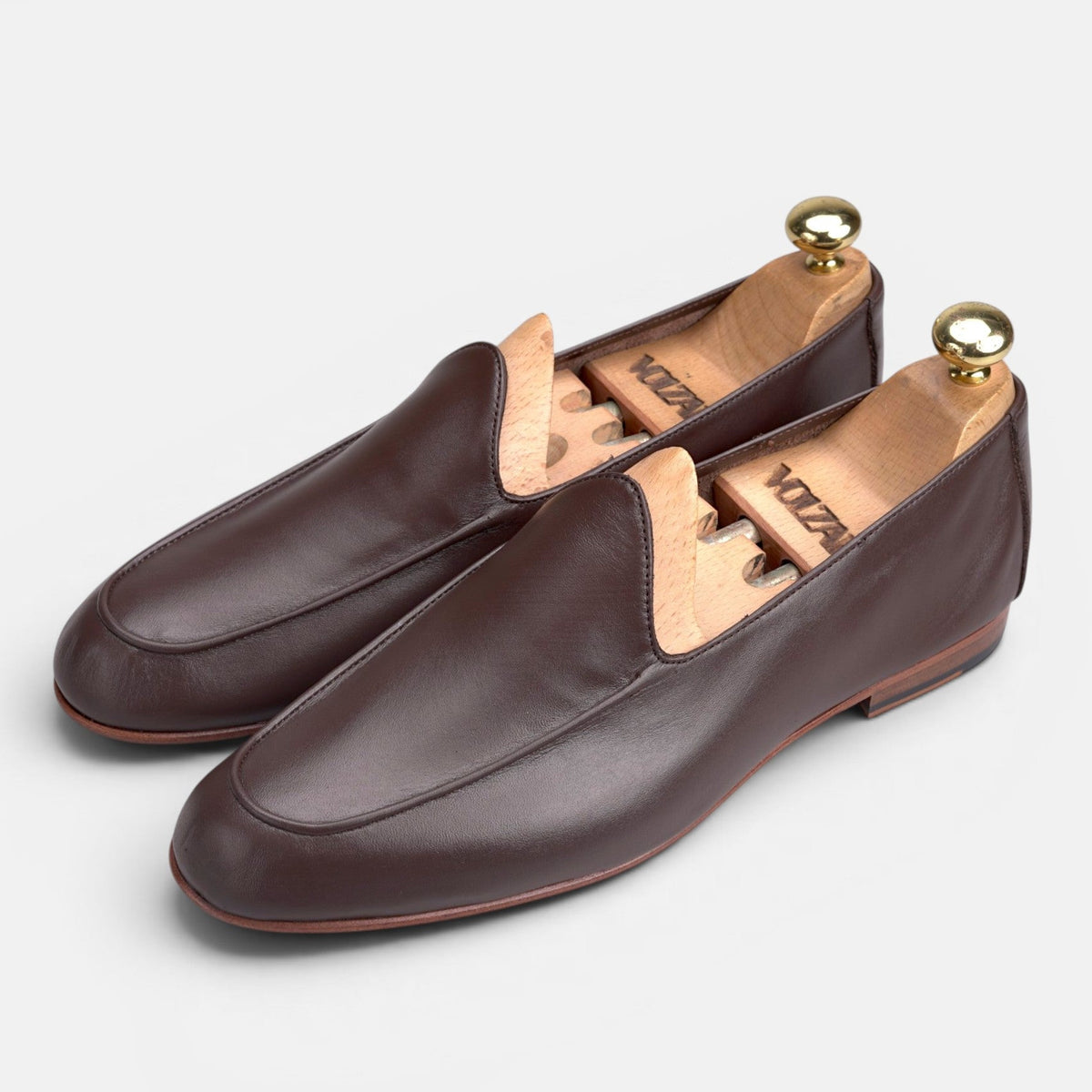 Volzak 5609 mocassin en cuir Marron