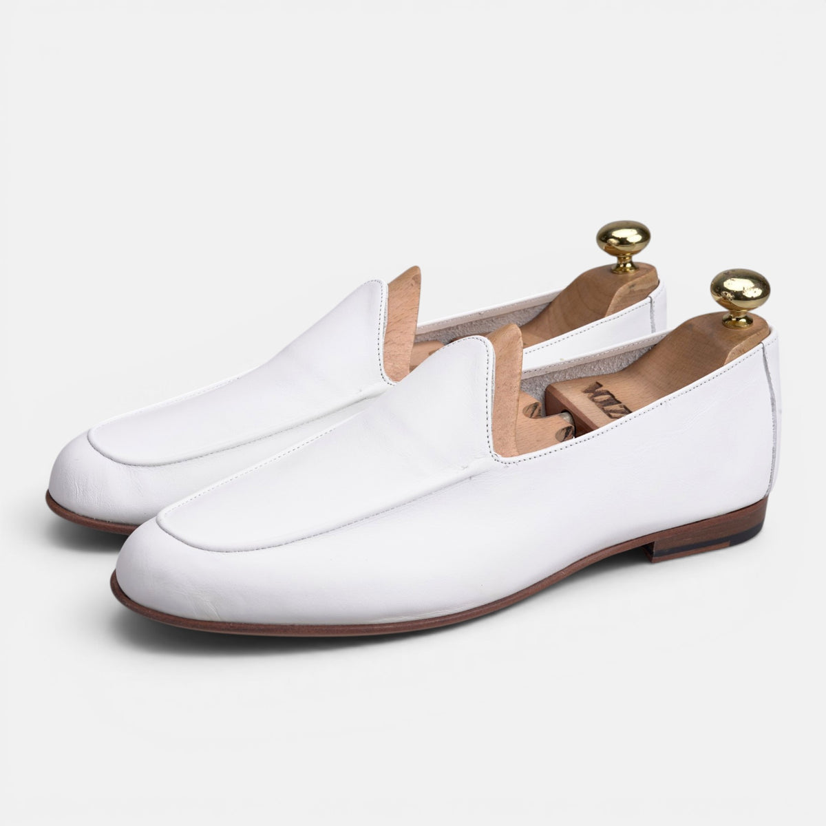 Volzak 5609 mocassin en cuir Blanc